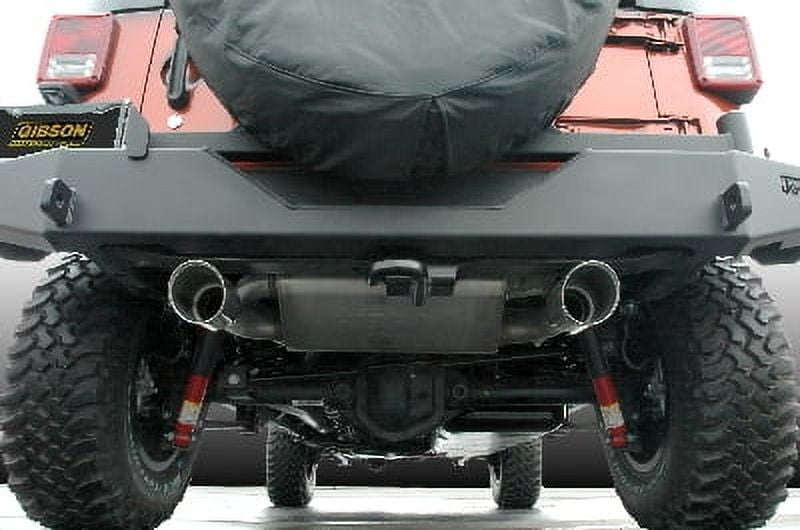 Black Elite Cat-Back Dual Split Exhaust System, Black Ceramic