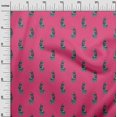 thumbnail image 2 of oneOone Silk Tabby Fabric Women Block Printed Fabric 1 Yard 42 Inch Wide, 2 of 4