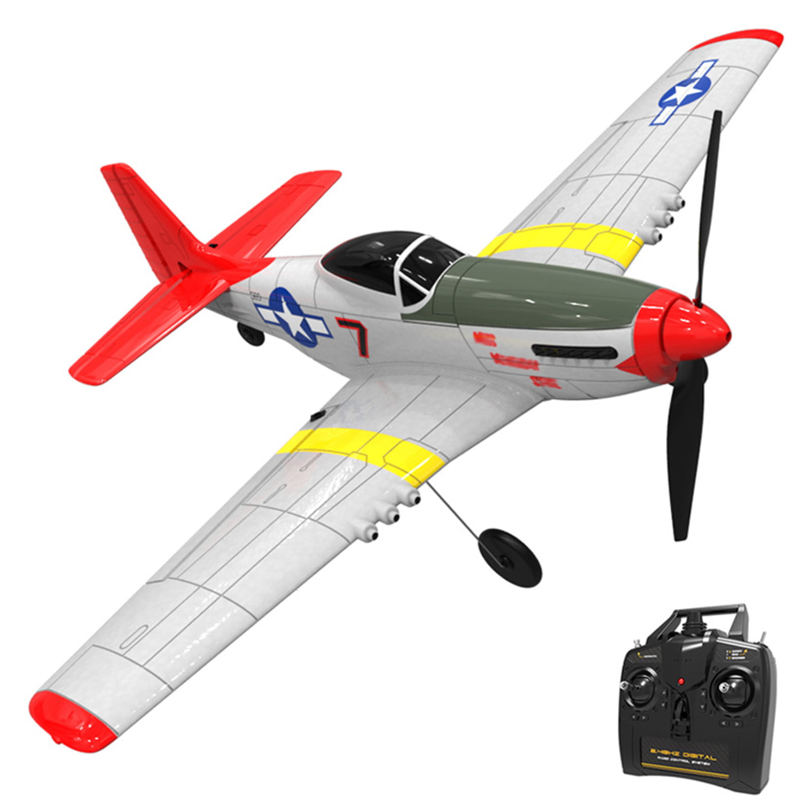 RC Aircraft Flight Toys with One-Key Aerobatic One-Key U-Turn for Adults and Kids 2.4GHz 4CH Remote Control Airplane Ready to Fly RC Plane with 6-Axis Gyro GoolRC RC Airplane 