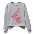 thumbnail image 2 of Puntoco moda mujer Casual manga larga Simp impreso señoras tops sudaderas Puntoco Puntoco-5979, 2 of 4
