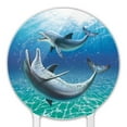 thumbnail image 3 of Acrylic Dolphin and Baby Having Fun Ocean Cake Topper Party Decoration for Wedding Anniversary Birthday Graduation, 3 of 7