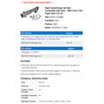 thumbnail image 2 of Right Turbocharger Up Line - Compatible with 2004 - 2005 Ford F-250 Super Duty 6.0L V8, 2 of 2