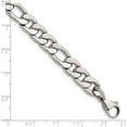 thumbnail image 3 of Chisel Stainless Steel Polished 8.75mm Figaro Chain - 9" Bracelet, 3 of 5
