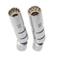 thumbnail image 3 of QISF 14MM & 16MM Thin Wall Magnetic Swivel Spark Plug Socket - Swivel Extension 3/8-Inch Drive 12-Point Spark Plug Socket Removal Tool, 3 of 5