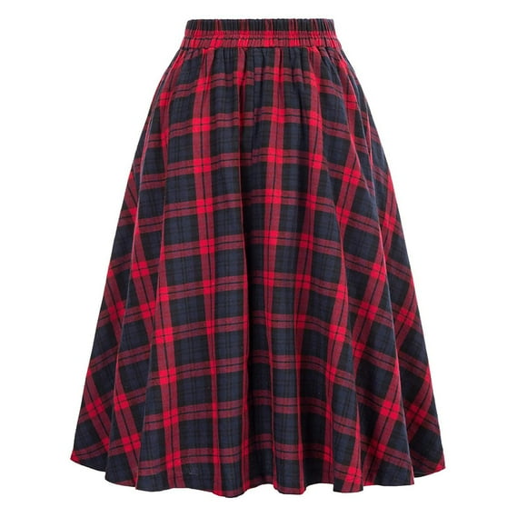 Womens Plaid Skirt