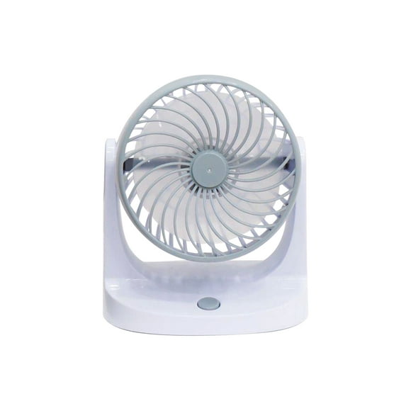 Ventilador Portátil Oficina 3 Velocidades Recargable Compacto USB