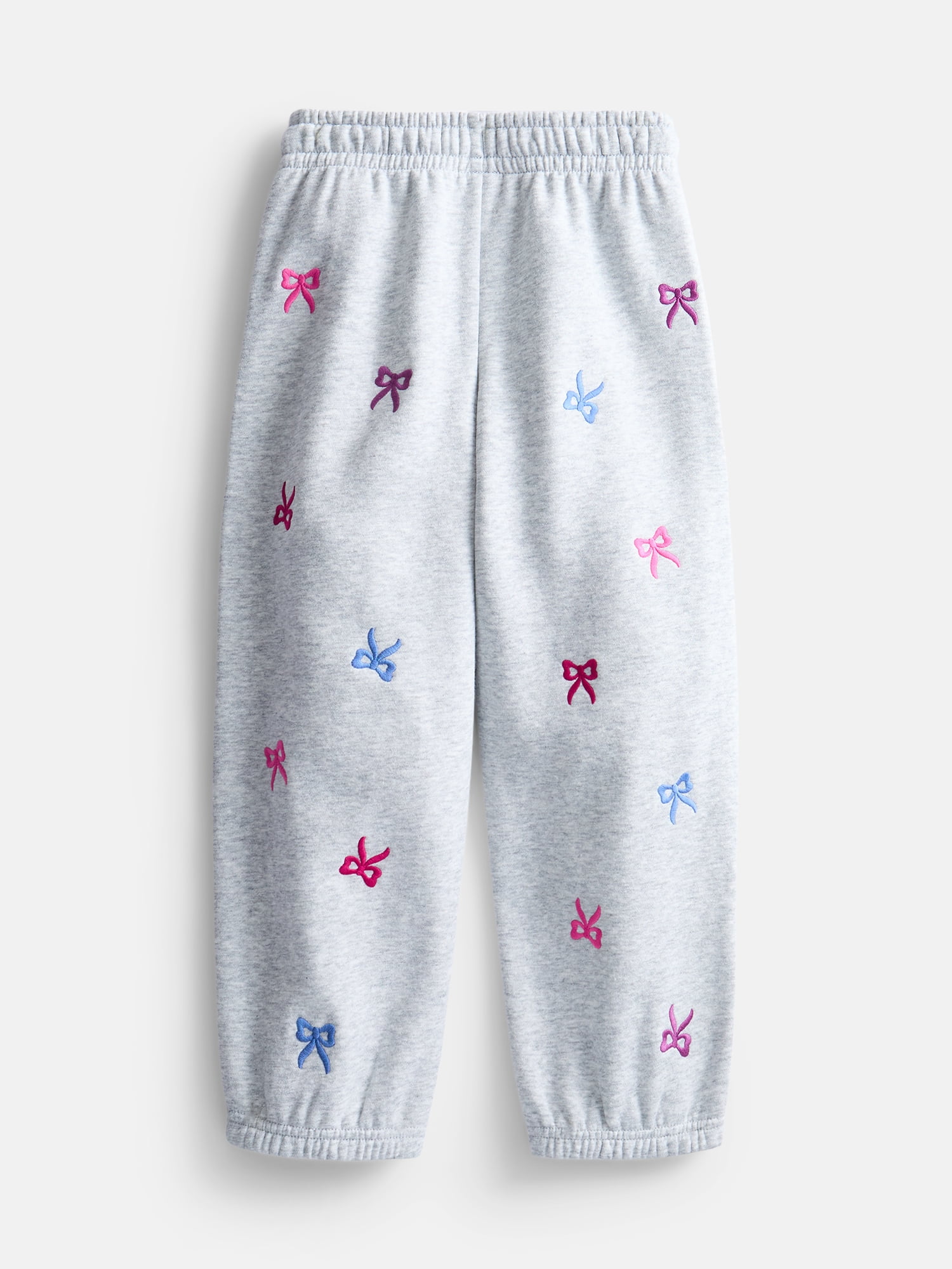 Wonder Nation Girls Embroidery Joggers, Sizes 4-10
