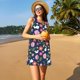 thumbnail image 3 of Fotbe Floral Rabbit Vestido de Verano sin Mangas para Mujer – Vestido Midi Línea A, Estilo Camiseta Floral, Vestido Playero Casual y Fluido, 3 of 7