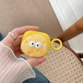 thumbnail image 5 of For AirPods 3rd 2021 Smooth TPU TPU Shockproof Cute Yellow Cheese Patterned Earphone Case With Keyring Key Chain Cover Kawaii Fun Protective Case, 5 of 5