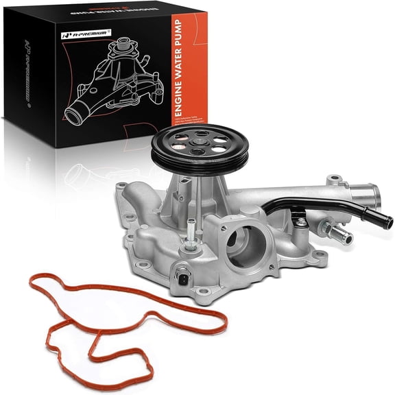 A-Premium Engine Water Pump with Gasket Compatible with Ram 1500 2019-2024 & Jeep WS Series Wagoneer 2022-2023, 5.7L