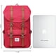 thumbnail image 2 of KAUKKO School Travel mochila para universidad flexible con portátil para 15",22L(Nylon/Rojo) KAUKKO EP5-1, 2 of 5