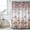 Pink Ivory, variant on Pink Pumpkin Fall Shower Curtain, Waterproof Shower Curtains for Bathroom, Thanksgiving Sunflower Floral Leaves Brown Washable Fabric Bathtub Curtain Set Bath Decor with 12 Hooks 48"x72"