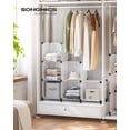 thumbnail image 2 of Organizador de almacenamiento SONGMICS, estantería modular de 6 cubos, color blanco, 2 of 9