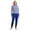 Blue, variant on Womens Elderly Nursing Jumpsuit Long Sleeve Anti Strip Design Special Needs Bodysuit Alzheimers Clothing Blue L