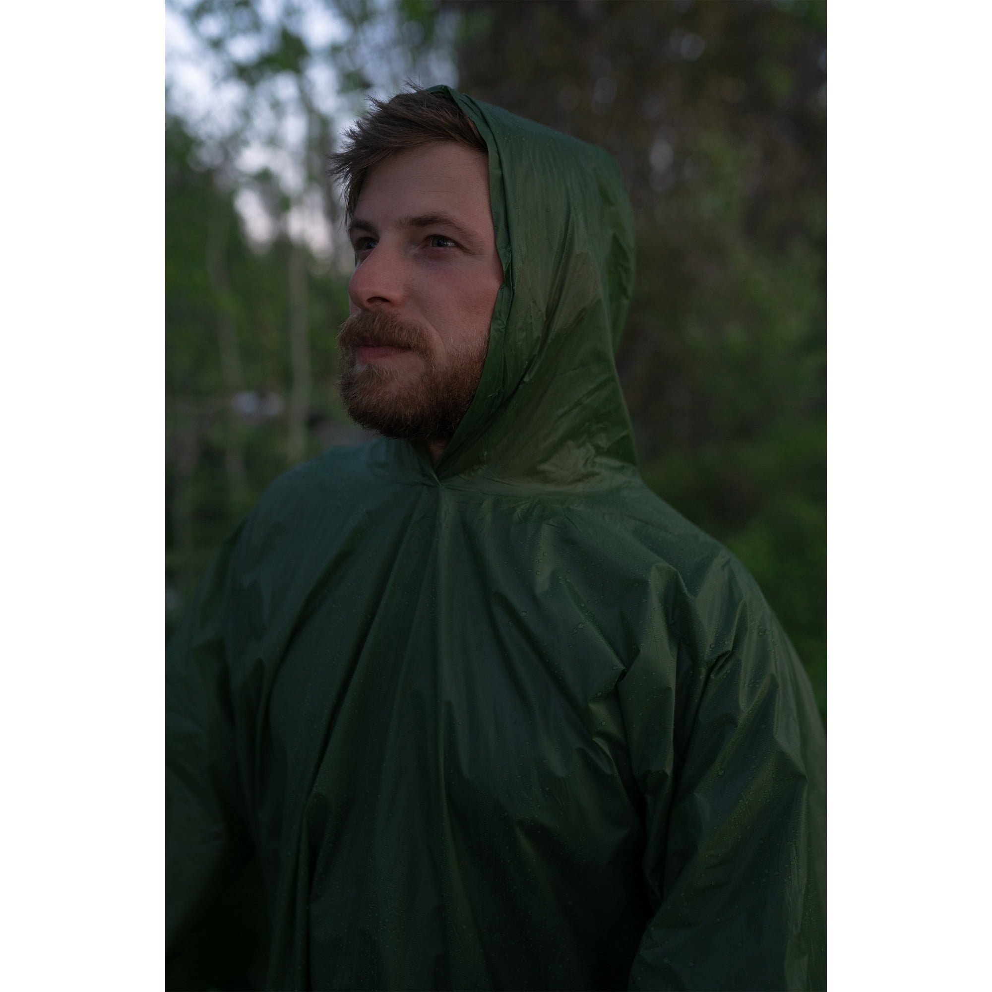 Stansport Hooded Poncho - O.D. Green
