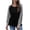 Black, variant on FRSASU Women'S Clothing Clearance,Long Sleeve Patchwork Ladies Tops Sweatshirts