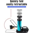thumbnail image 2 of Addmotor Bike Pump, Mini Bicycle Foot Pump with Pressure Gauge, Bicycle Floor Pumps, Bike Tire Air Pump, Blue, 2 of 10