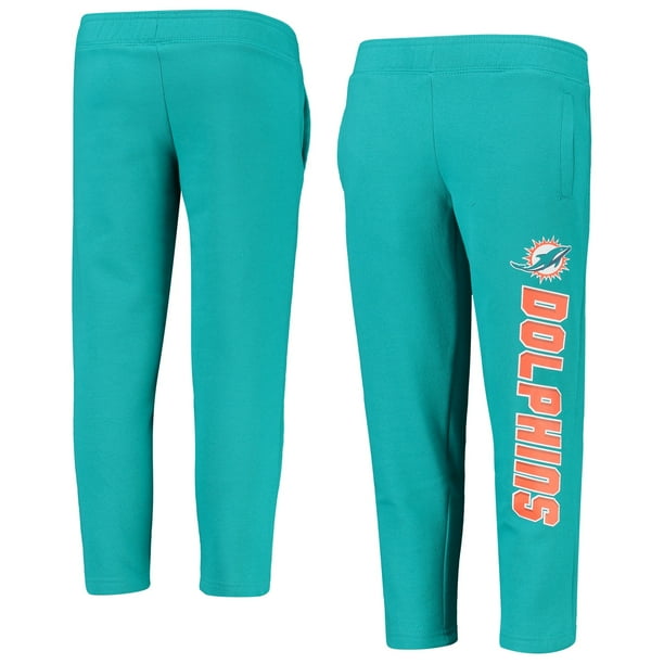 Youth Aqua Miami Dolphins Fleece Sweatpants