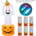 thumbnail image 3 of Halloween Inflatable Decorations - 6FT Ghost with Pumpkin for Halloween Decorations Outdoor Inflatables Toys - Halloween Party Decorations with Color LED Light,in for Holiday/Party/Yard/Garden, 3 of 7