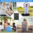 thumbnail image 4 of Dengmore Cushion Seat Outdoor Foldable 15 x 11 inch Hiking Seat Pad Sitting Mat Waterproof Foam Sitting Pad for Outdoor Picnic Backpacking Mountaineering Trekking Stadium Travel, 4 of 9