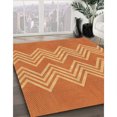 thumbnail image 3 of Ahgly Company Machine Washable Indoor Square Transitional Orange Area Rugs, 6' Square, 3 of 7