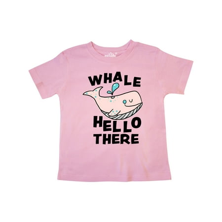 

Inktastic Cute Whale Hello There Gift Toddler Boy or Toddler Girl T-Shirt