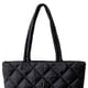 thumbnail image 2 of Bolso de mano acolchado con diamantes para mujer, bolso informal suave, bolso de compras de invierno a la moda, 2 of 7