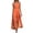 A#Orange346, variant on Wxolcjlv Womens Chiffon Dress Floral Print Sleeveless Deep V-Neck Flowy A-Line Casual Maxi Dresses