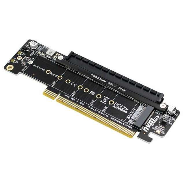 PCIE4.0 Split Extension Riser Card PCIE X16 TO M.2 NVME SSD Adaptateur Card PCIE X16 TO X8+X4+X4 Quad Vroc.2 NVME Port