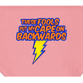 thumbnail image 3 of Inktastic These Fools Put My Cape on Backwards&reg; Superhero Baby Bandana Bib, 3 of 4