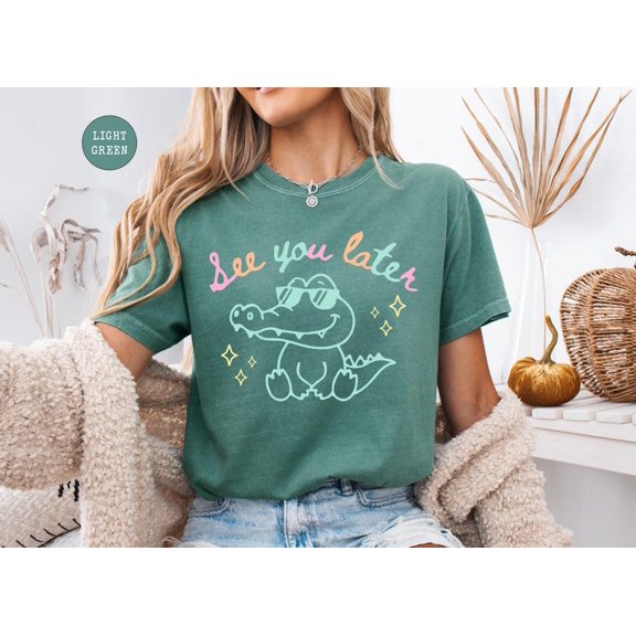 See You Later Alligator Teacher Shirt, Last Day of School Tee, End of Year Teacher TShirt, Teacher Summer Gift, Teacher Gift