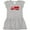 AC-Heather Grey, variant on Inktastic Fire Truck (red) Girls Toddler Dress