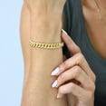 thumbnail image 5 of Nuragold 14K Real Yellow Gold Miami Cuban Link Chain Bracelet 7"-9" (3mm-12.5mm) Italian Jewelry for Men & Women, 5 of 22