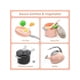 thumbnail image 2 of CUTE STONE Play Kitchen Accessories Set, Kids Cooking Toys Set with Play Pots and Pans, Electronic Induction Cooktop with Sound & Light, Cookware Uten, 2 of 5