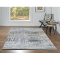 thumbnail image 4 of Linon Elixir Area Rug Collection, Gray and Turquoise, 2' x 3', 4 of 6
