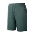 thumbnail image 6 of Garbnen Men's Golf Shorts Button Straight Leg Bermuda Shorts for Men Lightweight Breathable Casual Summer Outdoor Workout Athletic Shorts for Men with Pockets Green L, 6 of 8