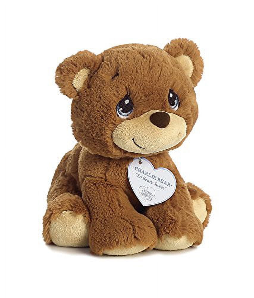 Aurora - Small Brown Precious Moments - 7" Charlie Bear - Adorable Stuffed Animal