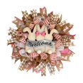 thumbnail image 2 of Easter Artificial Lavender Rabbit Wreath Flower  Green Leaves Summer Fall, 2 of 3