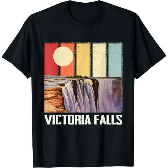 Waterfall Africa Victoria Falls Souvenir Zimbabwe Zambia T-Shirt