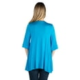 thumbnail image 3 of 24seven Comfort Apparel Elbow Length Sleeve Open Front Maternity Cardigan, 3 of 4