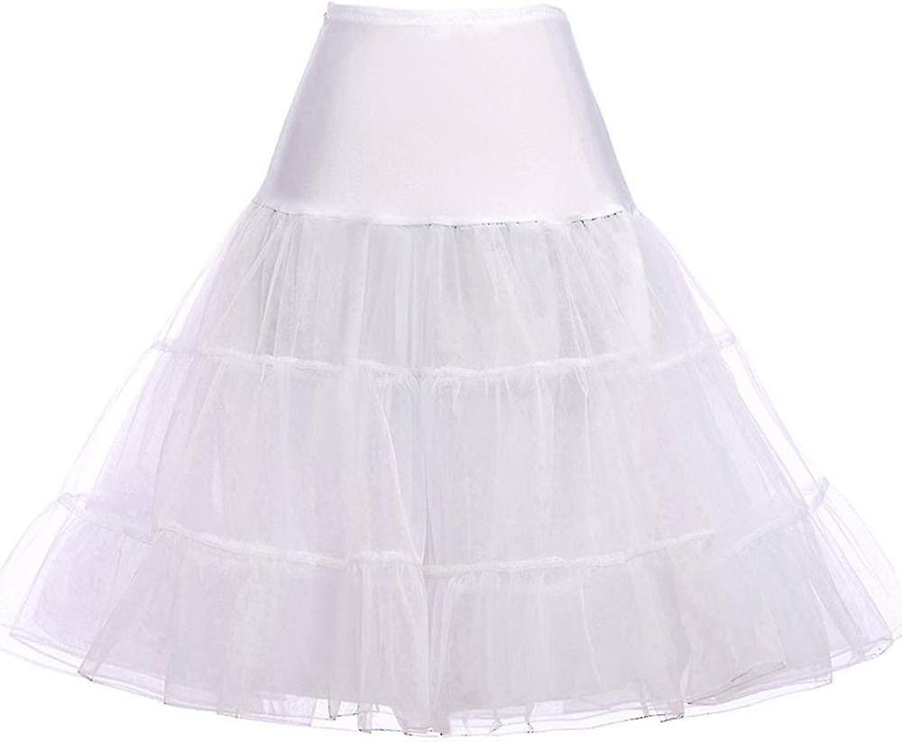 KBOPLEMQ Jupe Pour Femmes Années 50 Rétro Avec Jupon, Sous-jupe Vintage à Crinoline A-line, Demi-culotte Pour Jupe Tutu Rockabilly, Robe Rockabilly, Robe Festive, Bleu D., Taille Unique
