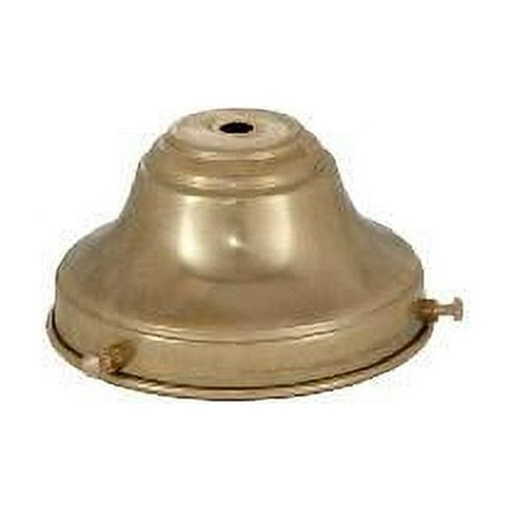 B&P Lamp® 4" Fitter, Fixture Shade Holder, Unfinished Brass