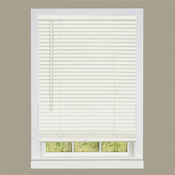 Cordless Deluxe Sundown GII Blind Alabaster, 33 x 64 in.