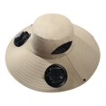 thumbnail image 3 of Wide Brim Solar Powered Fan Hat For Men USB Rechargeable Outdoor Fishing Cap With UPF 50+ Sun, 3 of 3