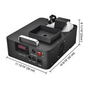 Vertical Smoke Fog Machine With Lights LED 1500W Floor Fogger DJ Equipment for Parties Stage Show Weddings Disco