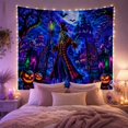 thumbnail image 2 of Stands Ghoulish Ringmaster With Like Skeletal Figure Dressed, Spooky Gothic for Gothic Decor Fans, Dark Art Decor, Halloween Gift, Tapestry Wall Hanging for Bedroom and Dorm, 2 of 7