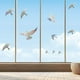 thumbnail image 1 of Pegatinas anticolisión para ventanas y pájaros, siluetas, protección de puertas de cristal y salvación de pájaros, reflejo holográfico (20 siluetas), 1 of 5