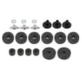 thumbnail image 2 of Drum Cymbal Felt Pad Drum Felt Drum Set Felt Kit Drum Felt Pad Drum Cymbal Felt Set 21Pcs Drum Cymbal Felt Pad Non Slip Instrument Accessory Replacement Part Set KitGrey, 2 of 8