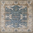 thumbnail image 1 of Ahgly Company Machine Washable Indoor Square Industrial Modern Sandstone Brown Area Rugs, 4' Square, 1 of 7