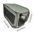 thumbnail image 3 of BBilaBu Fashions Portable, Collapsible,Kennel Travel Cat and Dog Crate 36.2*20.5*20.5Inch, 3 of 6